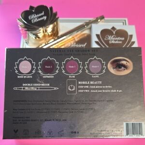 Natural Eye Shadow Palette - Rose Quartz, Espresso, Plum, Taupe